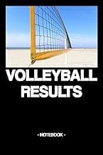 VOLLEYBALL RESULTS: Notebook | Summer | Training | Team | Strategy | gift idea | gift | squared | 6 x 9 inch image