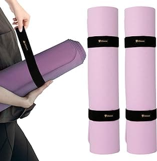 Heavy Duty Bungee Straps Band, Stretchable Wrapper, Wrap Organizer for Yoga/Workout/Exercise/Pilates Mat Storage image