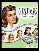 Vintage Photo Coffee Table Book of Makeup, Hair Products And Perfume Ads image