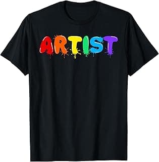 Funny Artist Art Men Women Kids Artsy Drawing Painting Lover T-Shirt image