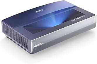 A6 Ultra Short Throw Projector, Triple Laser Projector 2200 ANSI Lumen, 4K UHD Laser TV with Android TV, HDR10 120" Projection, 107% BT.2020, UST Projector for Home Theater image