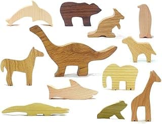 Essential Classic Wooden Animal Toy Set image