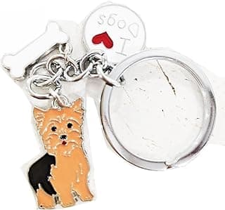 Lover Dog Keychain Dog ID Tags Love Pendant puppy Key-Ring for Great Gift for a Dog Lover Dog Condolences Gifts image