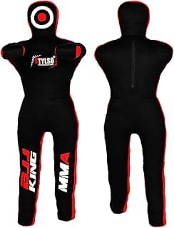 Un-Filled Wrestling Dummy Grappling Dummy for Jiu Jitsu BJJ MMA Judo Karate Adult Kids Youth Tackling Practice Dummies image