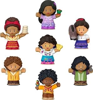 Little People Toddler Toys Disney Encanto Figure Set, 7 Characters for Preschool Kids Ages 18+ Months image