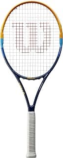 Wilson Profile Adult Recreational Tennis Racket - Blue/Orange