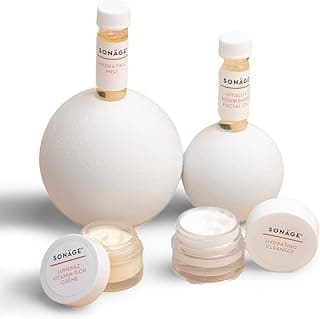 Sonage Sample Kit- 4 Piece Trial Size Skincare Set: Cleanser, Toner, Serum, Moisturizer (Hydrate) image