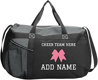 Custom Cheerleader Bow Practice Bag: Gym Duffel Bag image