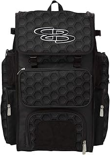Boombah Superpack Bat Pack - Backpack Version (no wheels) - Holds 4 Bats - INK 3DHC Series - Multiple Color Options - For Baseball or Softball