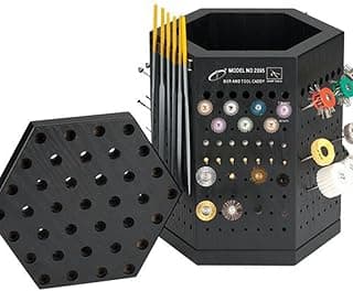 ROTATING BUR and TOOL HOLDER with MAGNETIC STRIPS image