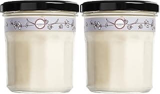 MRS. MEYER'S CLEAN DAY Scented Soy Aromatherapy Candle, 35 Hour Burn Time, Made with Soy Wax, Lavender, 7.2 oz- Pack of 2 image
