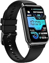 Health Fitness Tracker Smart Watch with 24/7 Heart Rate Blood Oxygen Blood Pressure Monitor Sleep Tracker 128 Exercise Modes Step Calorie Counter Pedometer IP68 Waterproof for Women Men Android iOS