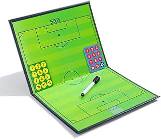 Folding Magnetic Football Coaching Board Football Coach Tactics Book image