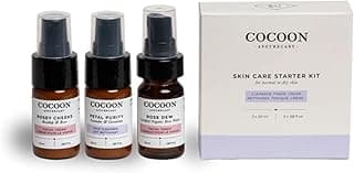 Skin Care Starter Kit for Normal Skin, Ecocert Cosmos Natural + Organic, Travel/Trial Size, Normal/Dry/Sensitive Skin, 3 x 0.68 fl oz image