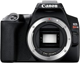 CANON EOS Rebel SL3 DSLR Camera, Built-in Wi-Fi, Dual Pixel CMOS AF and 3.0 inch Vari-Angle Touch Screen, Body, Black image