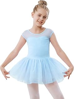 Stelle Ballet Leotards for Girls Toddler Leotard with Tutu Skirt Dance Tutu Dress (Little/Big Kid) image
