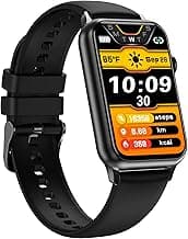 Smart Watch, Health Fitness Tracker Watch for Women Men with 24/7 Heart Rate Spo2 Blood Pressure Monitor Sleep Tracker 128 Exercise Modes Step Calorie Counter Pedometer IP68 Waterproof for Android iOS image