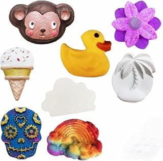 NorthWood Distributing DIY Kit - Bath Bomb Mold Stamps for Making DIY Bath Bombs Tools Kit Silicone Molds for Handmade Craft Soap