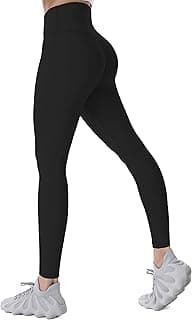 Womens Workout Leggings with High Waist Tummy Control image