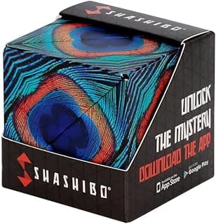 SHASHIBO Shape Shifting Box - Award-Winning, Patented Fidget Cube w/ 36 Rare Earth Magnets - Transforms Into Over 70 Shapes, Download Fun in Motion Toys Mobile App (Original Series - Wings) image