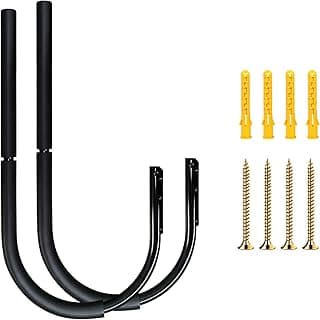 Paddle Board Rack Storage for Ceiling/Wall, Heavy Duty Surfboard Wall Mount, Surfboard Rack for Wall to Display SUPs, Paddleboards, Longboards, Shortboards, Indoor and Outdoor Hold Up to 70lbs image