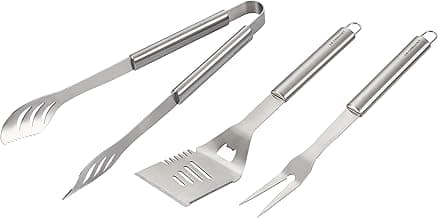 Le Creuset Stainless Steel Outdoor Grilling Tools 3-Piece Set image