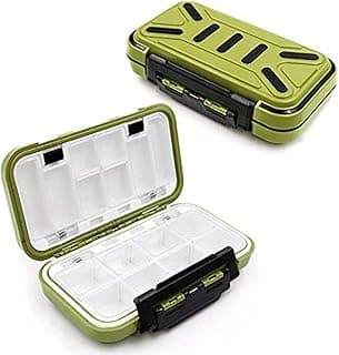 Fishing Lure Boxes, Waterproof Portable Tackle Box Organizer with Storing Tackle Set Plastic Storage - Mini Utility Lures Fishing Box, Small Organizer Box Containers for Trout, Jewelry, Bead… image