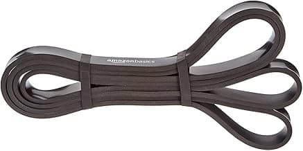 Amazon Basics Pull Up Resistance Bands, for Pull Ups and Bodyweight Training, Resistance Bands for Men and Women, 100% Natural Rubber image