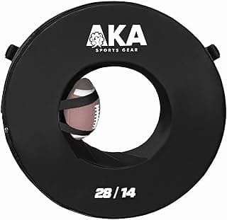 AKA Sports Gear Football Tackle Wheel Football Tackle Equipment and Football Tackle Dummies for Football Practice - 28" Tackling Wheel with Straps