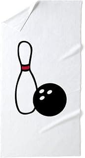 CafePress Bowling Ball Pin Large Beach Towel, Soft Towel with Unique Design image