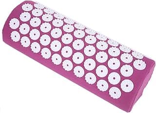 Cosiki Acupressure Mat Pillow Set, Comfortable Durable Pratical Massage Yoga Mat, Floor Sofa for Bed Back Relax(Acupuncture mat Three-Piece Purple) image