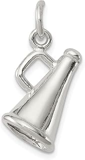 IceCarats 925 Sterling Silver Megaphone Necklace Cheerleading Charm Sports Pendant image