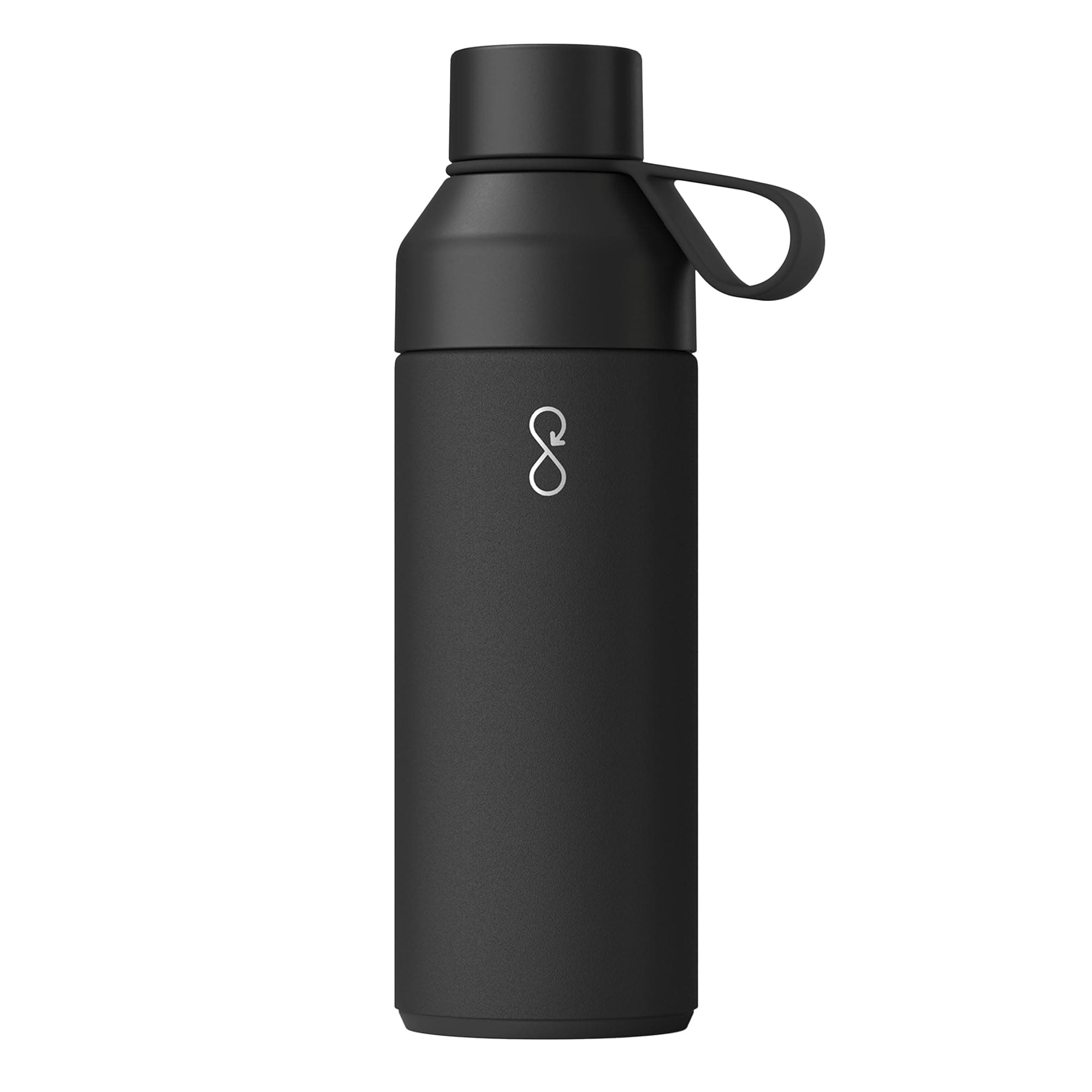 Ocean Bottle - Recycled Stainless Steel Drinks Reusable Water Bottle - Eco-Friendly & Reusable - Obsidian Black - 34 oz