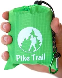 Pocket Blanket -Compact Picnic Blanket (60"x 56") - Sand Proof Beach Blanket / 100% Waterproof Ground Cover. Great Outdoor Blanket for Hiking, Camping, Picnics, Travel and Beach Trips! image