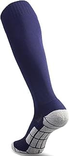 Soccer Socks (1/3/5 pairs) Team Sport Knee High Socks for Adult Youth Kids image
