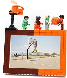 Fun Basketball Theme Picture Frame Craft Kit Kid Room Decor Photo Frame Art Making Kit for Girl or Boy Birthday Gift image