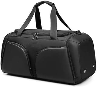 Duffle Bag - Sports Gym Bag for Women Men, Travel Bag Waterproof Sports Duffle Bag with Shoes Compartment & Dry Wet Separated
