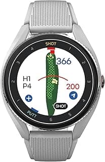 Voice Caddie T9 Smart Golf Watch with GPS | Golf Swing Analyzer with Slope Calculation & Course Preview | Ideal Golf Gift for Men & Women (Gray)