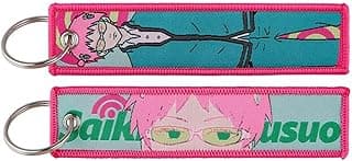 Pinstant Saiki Kusuo Disastrous Life of Saiki K Manga Anime Keychain Key Tag Chain Fob Ring image