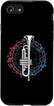 iPhone SE (2020) / 7 / 8 Trumpet Instrument Musical Note Circular Music Note Art Case image