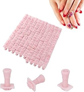 192 Pattern 3D Nail Art Stamping Kit, Nail Art Stamper, Manicure Stamping Tools - DIY Creative Nail Art Design Manicure Tool for Home Salon image