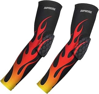 SUPERVEK Pro Padded Arm Sleeve for Basketball Volleyball Elbow pads image