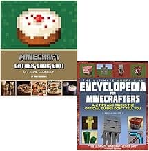 Minecraft Gather, Cook, Eat! An Official Cookbook By Tara Theoharis & The Ultimate Unofficial Encyclopedia for Minecrafters By Megan Miller 2 Books Collection Set