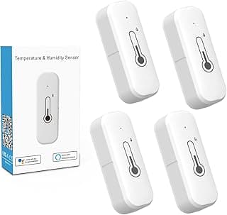 WiFi Humidity Temperature Monitor, Smart Hygrometer Thermometer, Remote Monitor/Alerts, TUYA App, Alexa/Google Compatible (4)