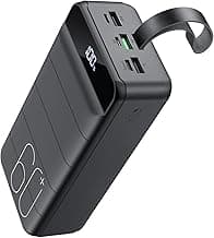 Portable Charger 60000mAh Power Bank - 22.5W Fast Charging External Battery Pack, LED Display USB C Portable Cell Phone Charger for iPhone 15/14/13 Pro, Android, Samsung Galaxy, Etc image