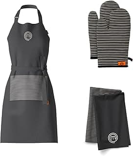 MasterChef Chef Apron for Men & Women, Cooking Apron for the Kitchen & BBQ Grilling image