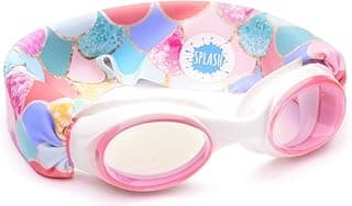 Splash Place SWIM GOGGLES with Fabric Strap - Adult & Kids Swim Goggles - PINKS & PURPLES image