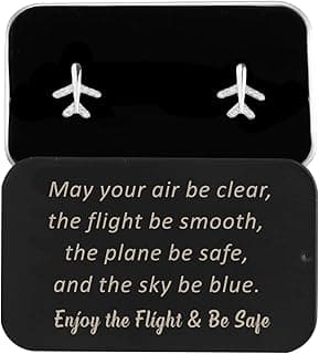 Airplane Stud Earrings Aircraft Earrings Aircraft Pendant Flight Attendant Jewelry Pilot Gifts for Aviation Traveler Women image