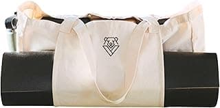 Yoga Mat Bag with Yoga Mat Carrier - Yoga Bag with Yoga Mat Holder - Yoga Bags and Carriers Fits All Your Stuff - Yoga Mat Bags for Women Men - Tote Gym Bag with Yoga Mat Holder image