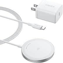 Anker MagSafe Charger Pad Compatible, MagGo iPhone 16 Wireless Charging Pad, Qi2 Certified 15W Wireless Charger, for iPhone 16/15/14/13/12 Series (USB-C Charger Included) (White)